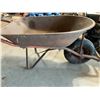 Image 4 : Metal Wheelbarrow with Pneumatic Tire and Dual Handles