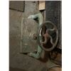 Image 1 : Large Industrial Iron Valve Wheel with Attached Pipe Section