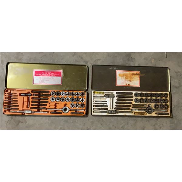 Tap and Die Sets in Metal Cases