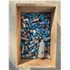 Image 1 : Stainless Steel Fittings Assortment Over 20 lbs in Vintage Wooden Box
