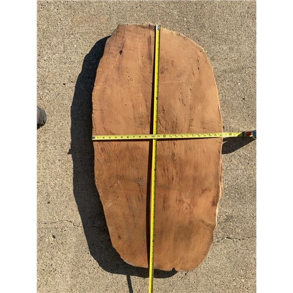 Large Natural Wood Slab, Nearly 20 lbs, Possibly Elm or Oak
