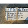 Image 2 : Home-Vue 48" Double Fluorescent Fixture with Prismatic Lens
