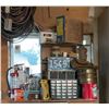 Image 1 : Garage Lot With License Plate, Fire Extinguisher, Drawer Organizers, Hand Tools, Hardware