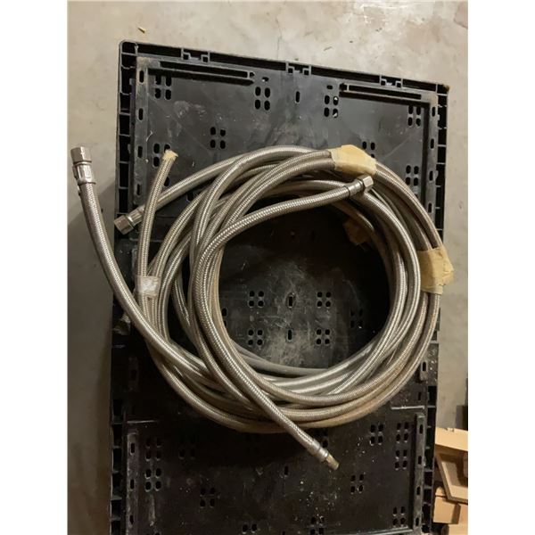 Five Stainless Steel Braided Power Cables