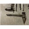 Image 2 : Metal Hand Tools Including Pullers, Pipe Cutter, Drill, Clamps, and Parts