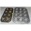 Image 2 : Kitchen Cookware Lot: Pans, Electric Wok, Muffin Tins, Meat Grinder, Roaster