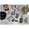 Image 1 : Vintage Hand Tools and Bottle Openers Including Glass Cutters and Tape Measure