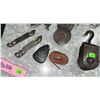 Image 2 : Vintage Hand Tools and Bottle Openers Including Glass Cutters and Tape Measure