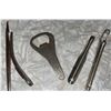 Image 5 : Vintage Hand Tools and Bottle Openers Including Glass Cutters and Tape Measure