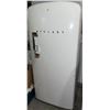 Image 1 : McClary Single-Door Refrigerator with Chrome Handle and Interior Freezer