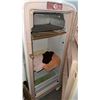 Image 3 : McClary Single-Door Refrigerator with Chrome Handle and Interior Freezer