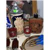 Image 4 : Barware Darts, Fish Bowls, Mini Bottles, Pottery, Vintage Tickets, Budweiser Poker Sign