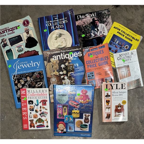 Antiques and Collectibles Price Guides and Reference Books, Including Costume Jewelry