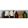Image 1 : West Bend Coffee Urns, Old Brown Bottles, Canada Dry Wooden Box, Glass Jug Assortment