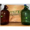 Image 3 : West Bend Coffee Urns, Old Brown Bottles, Canada Dry Wooden Box, Glass Jug Assortment