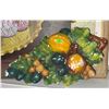 Image 4 : Lot With Still Life Painting, Crafts Book, Plaque, and Fruit Wall Décor