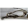 Image 5 : Vintage Lamp Parts with Frosted Glass Shades and Metal Fixtures