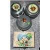 Image 1 : Vintage Metal and Wood Jewellery Boxes with Music Box Mechanisms