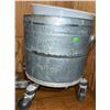 Image 3 : Eberhard Faber Everpres 2 Galvanized Ice Cream Freezer With Metal Dolly Stand
