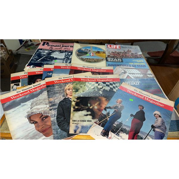 1960s Canadian Weekly Magazines and Travel Publications