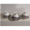 Image 9 : Paragon Spring Melody Bone China Tea Set with Teapot, 3 Cups and 3 Saucers
