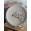 Image 7 : English China, Green Glass Dishes and Brass Fireplace Tools Lot