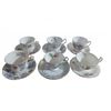 Image 1 : Bone China Teacup and Saucer Sets Royal Albert Adderley England Lot of 6