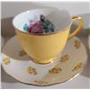 Image 5 : English Bone China Tea Cups and Saucers, 7 Pairs, Mixed Brands