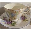 Image 8 : English Bone China Tea Cups and Saucers, 7 Pairs, Mixed Brands