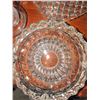Image 10 : Pressed Glassware and Crystal Tableware with Silver-Tone Serving Tray