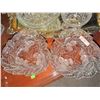 Image 3 : Pressed Glassware and Crystal Tableware with Silver-Tone Serving Tray