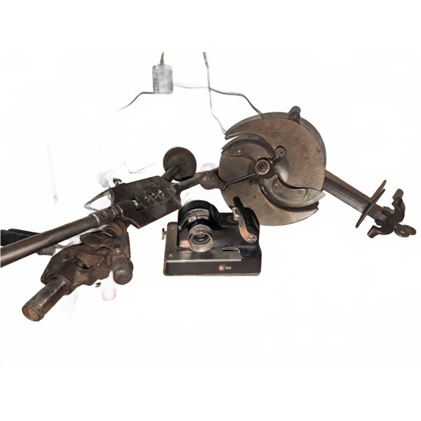 Vintage Metal Industrial Tools and Machinist Optical Comparator