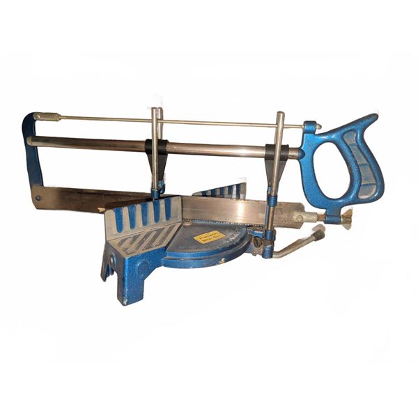 Precision Miter Box with Saw and Adjustable Angle Guide