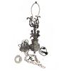 Image 1 : Metal Table Lamp Base with Cherub Figures and Lamp Hardware Components