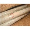 Image 4 : Vintage Wall Paper w/ Woven Straw Tote & 2 Straw Hats