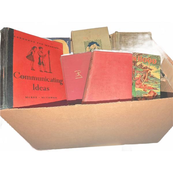 Hardcover Books Including Robin Hood and Jungle Tales of Tarzan
