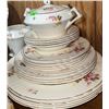 Image 3 : Syracuse England Saxon China Floral Dinnerware Set, 24 Pieces