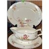 Image 5 : Syracuse England Saxon China Floral Dinnerware Set, 24 Pieces