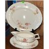 Image 6 : Syracuse England Saxon China Floral Dinnerware Set, 24 Pieces