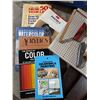 Image 2 : Paper Cutter, Drawing Books, Adding Machine, Red Garbage Can, Chart-Pak Kit and Miscellaneous