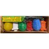 Image 2 : Party Patio Lights with Multicolour Plastic Shades and Electric Cord