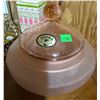 Image 3 : Avon Perfume Bottles, Brass Tray, Pink Bohemian Crystal Covered Dish, Czechoslovakia
