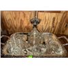 Image 2 : Glass and Metal Hookah Parts with Tray, Build-Your-Own Hookah Components