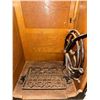 Image 3 : New Williams Treadle Sewing Machine in Oak Cabinet with Drawers