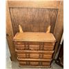 Image 4 : New Williams Treadle Sewing Machine in Oak Cabinet with Drawers