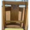 Image 6 : Antique Snail Foot Dining Table with Six Carved Wood Chairs