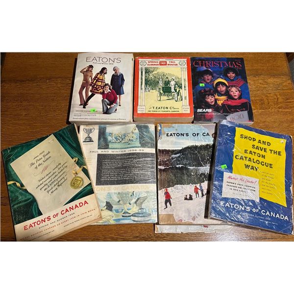 Eaton's and Sears Canada Catalogues, 1958-1981, Assorted Seasons
