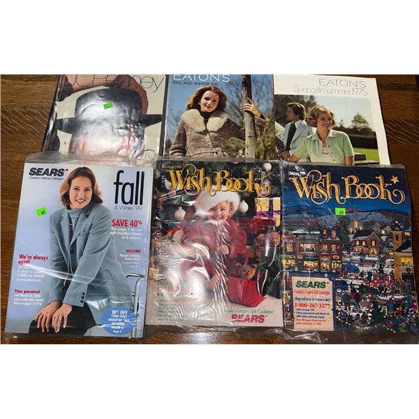 Sears, Eatons, and JCPenney Catalogues 1975-1988 Including Wish Books