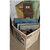 Image 1 : Box Lot of Assorted Paintings and Blank Canvases