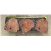 Image 1 : 12 Redwood Burl Veneer Sheets, Including 3 Matched Pieces, Figured Wood Grain